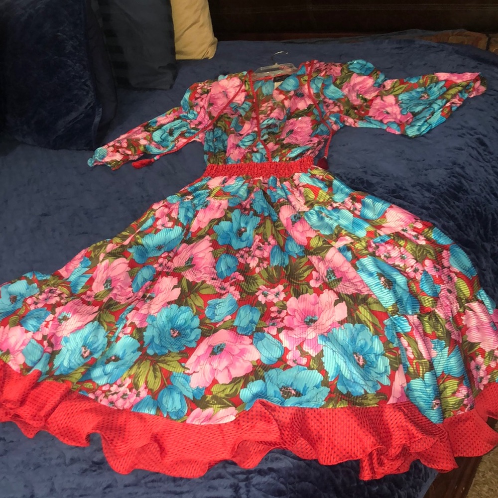 Diane Freis Original Petite Dress.  100% Polyester